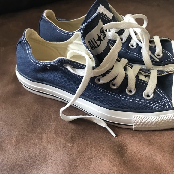 Navy Converse Sneakers - Picture 2 of 5